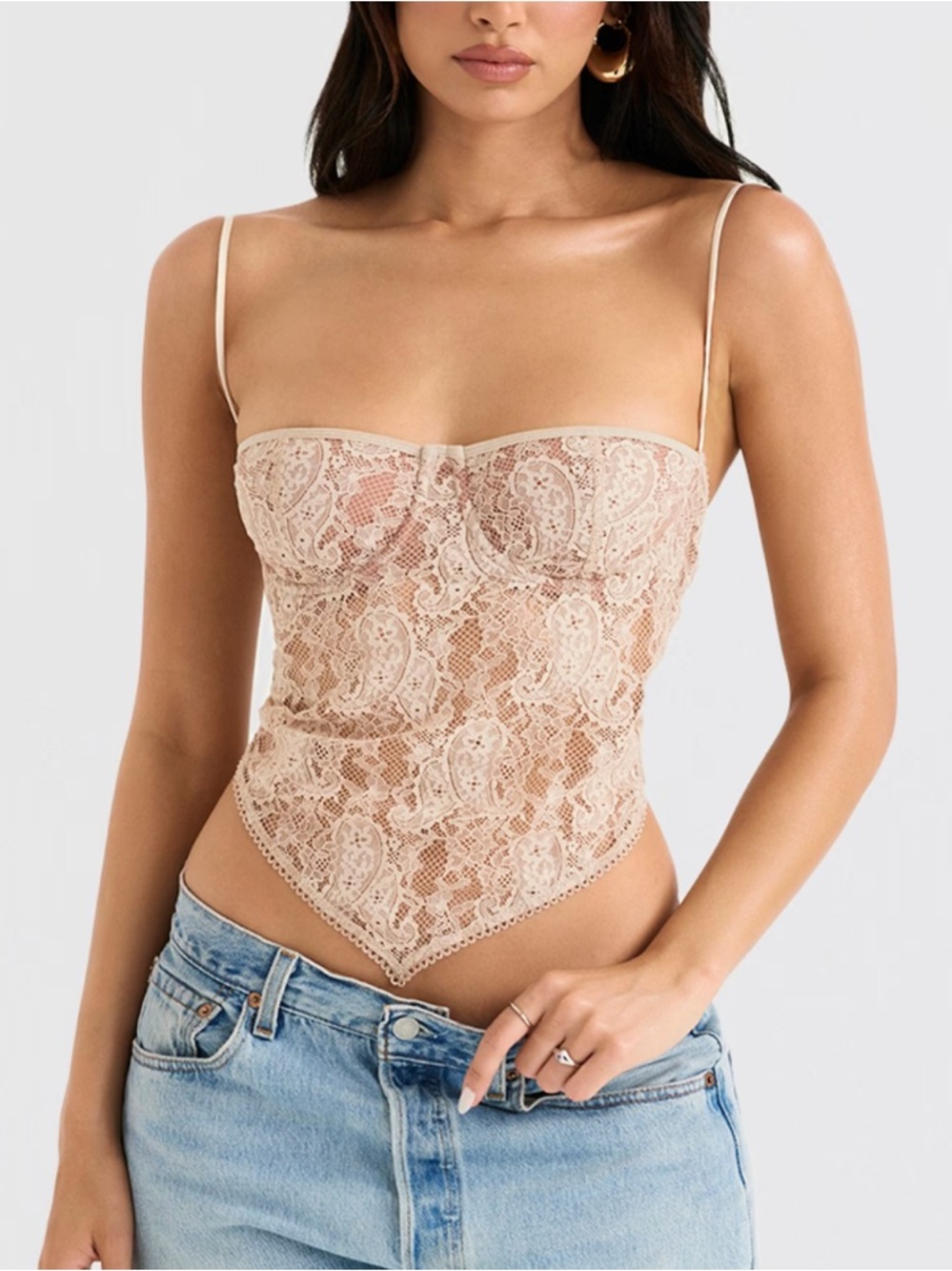 House of CB Lace Top